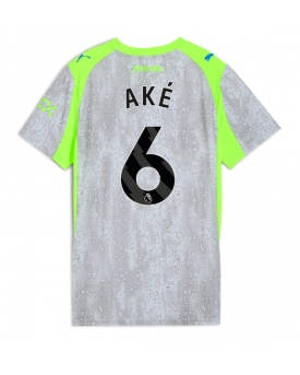 Billige Fotballdrakt Manchester City Nathan Ake #6 Replika Tredjedrakt Dame 2025-26 Kortermet Billige Fotballdrakt Manchester City Nathan Ake #6 Replika Tredjedrakt Dame 2025-26 Kortermet